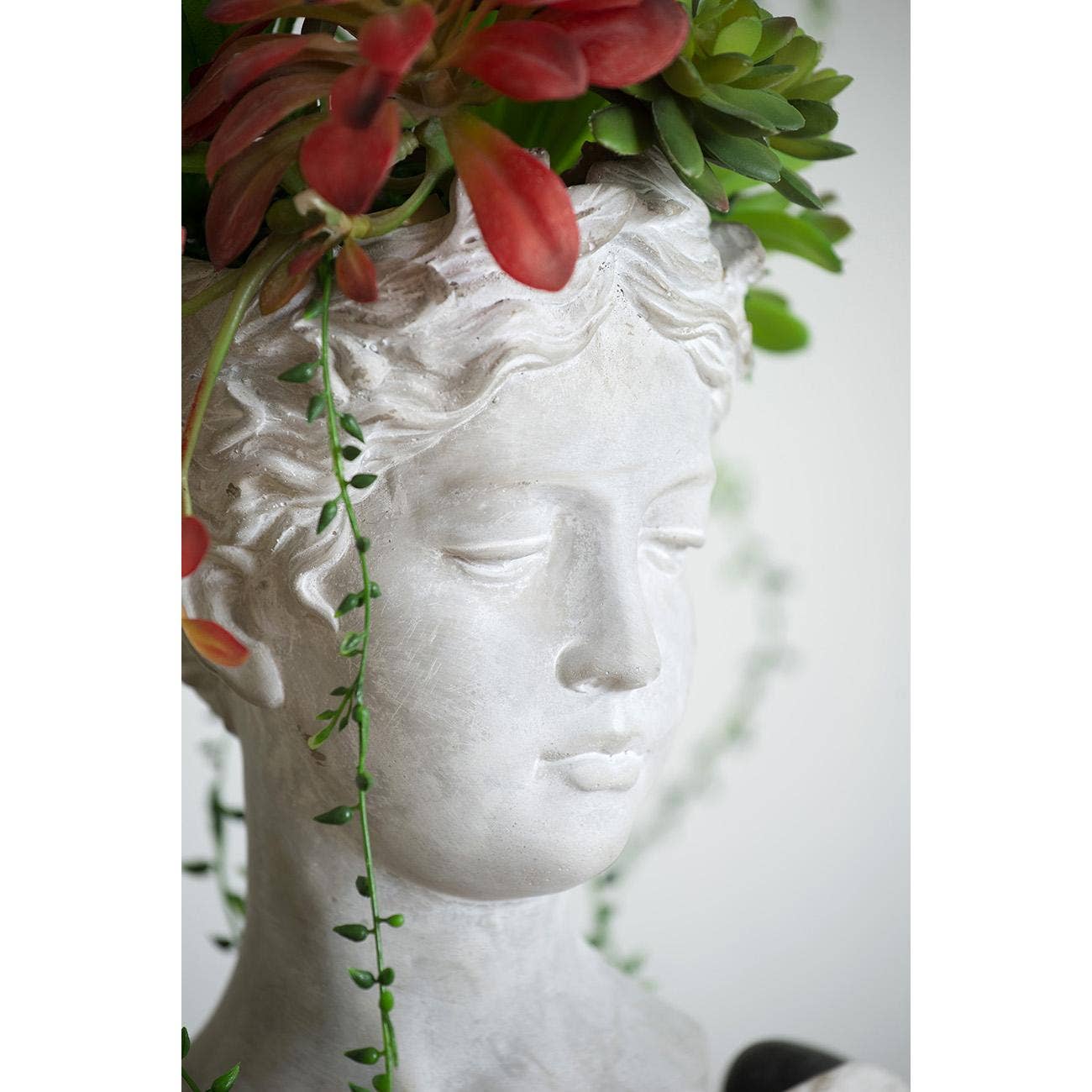 D7x11" Visage Cement Vase - Large