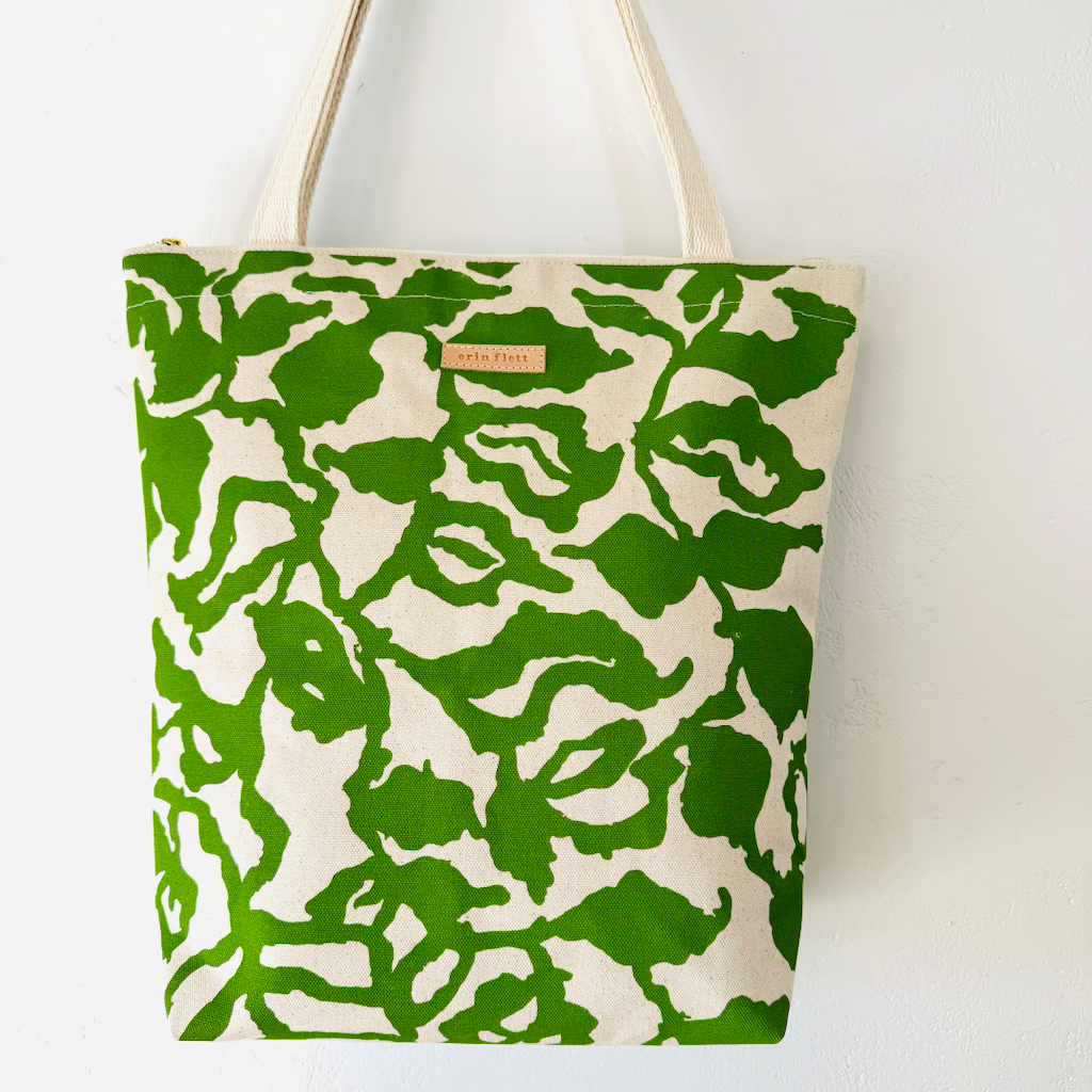 Bag |  Heavy Canvas CARRY ALL In Evergreen Vine