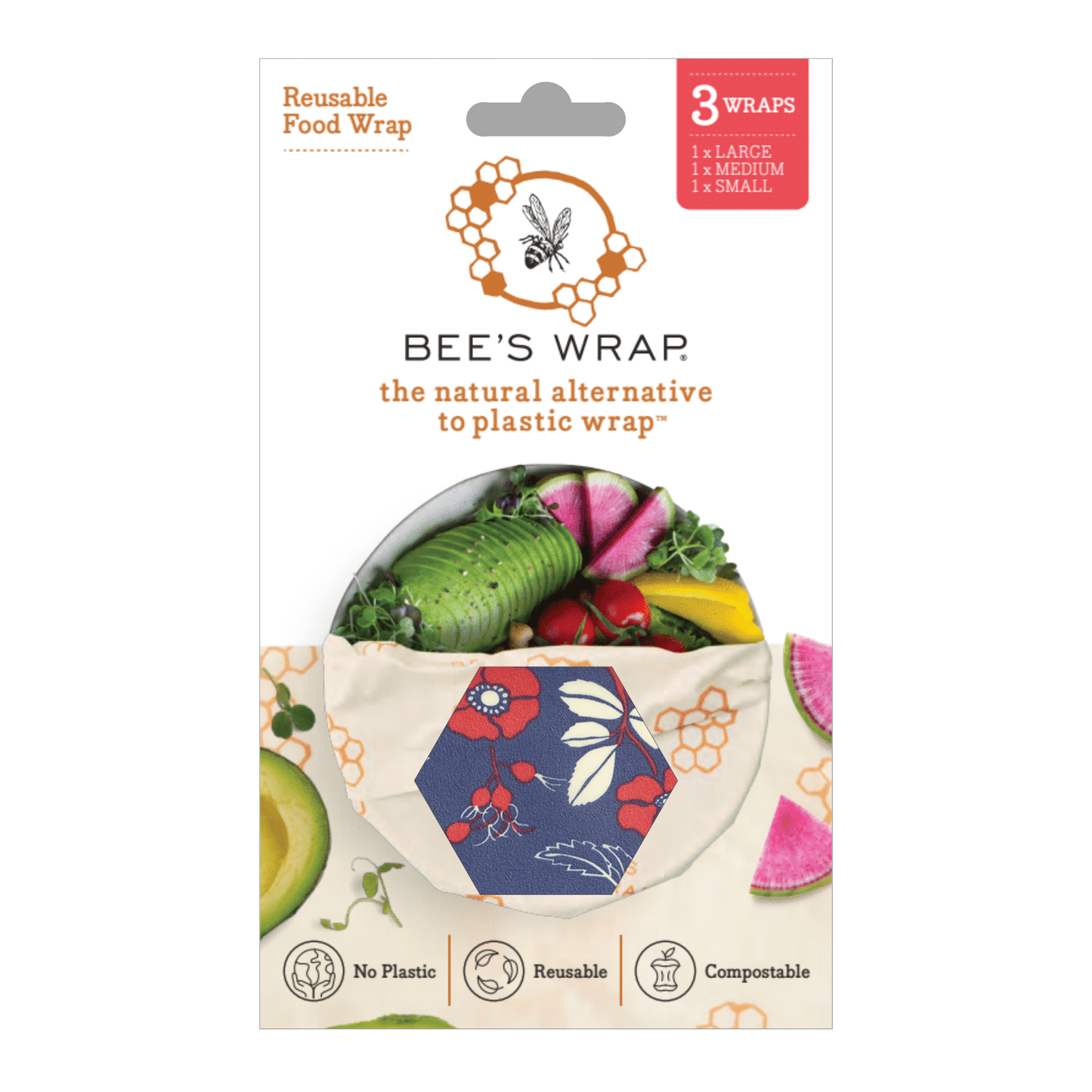Bees Wrap 3 Pack - Botanical