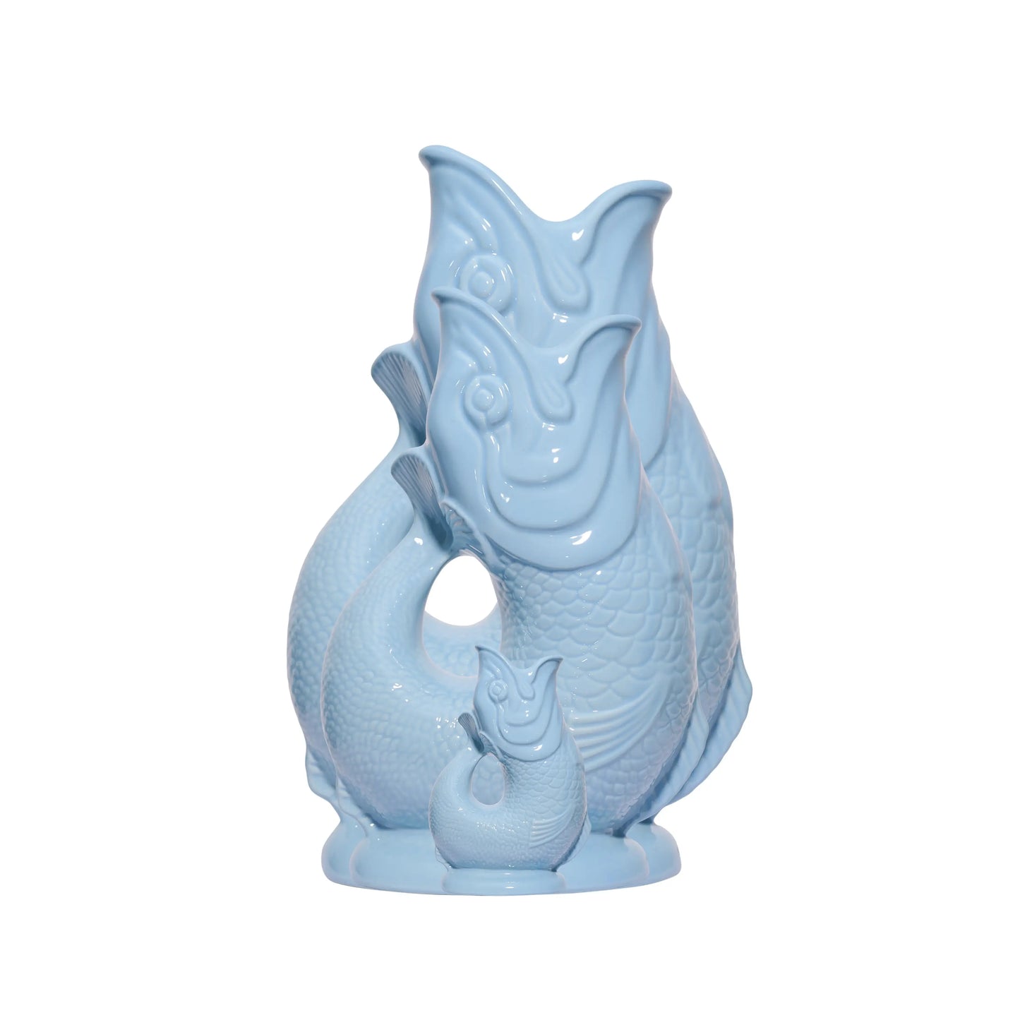 Pale Blue Gluggle Jug: Extra Large