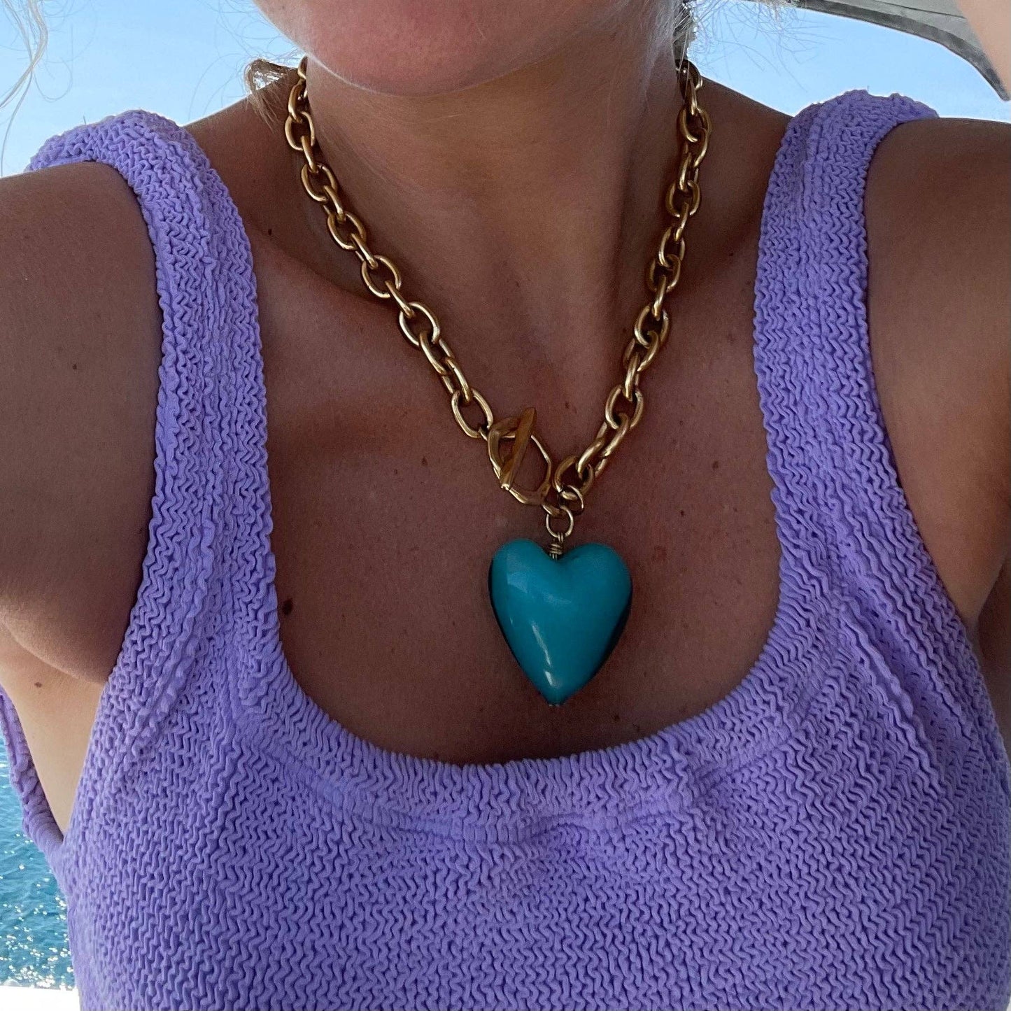 Amore Necklace: Cuore Red