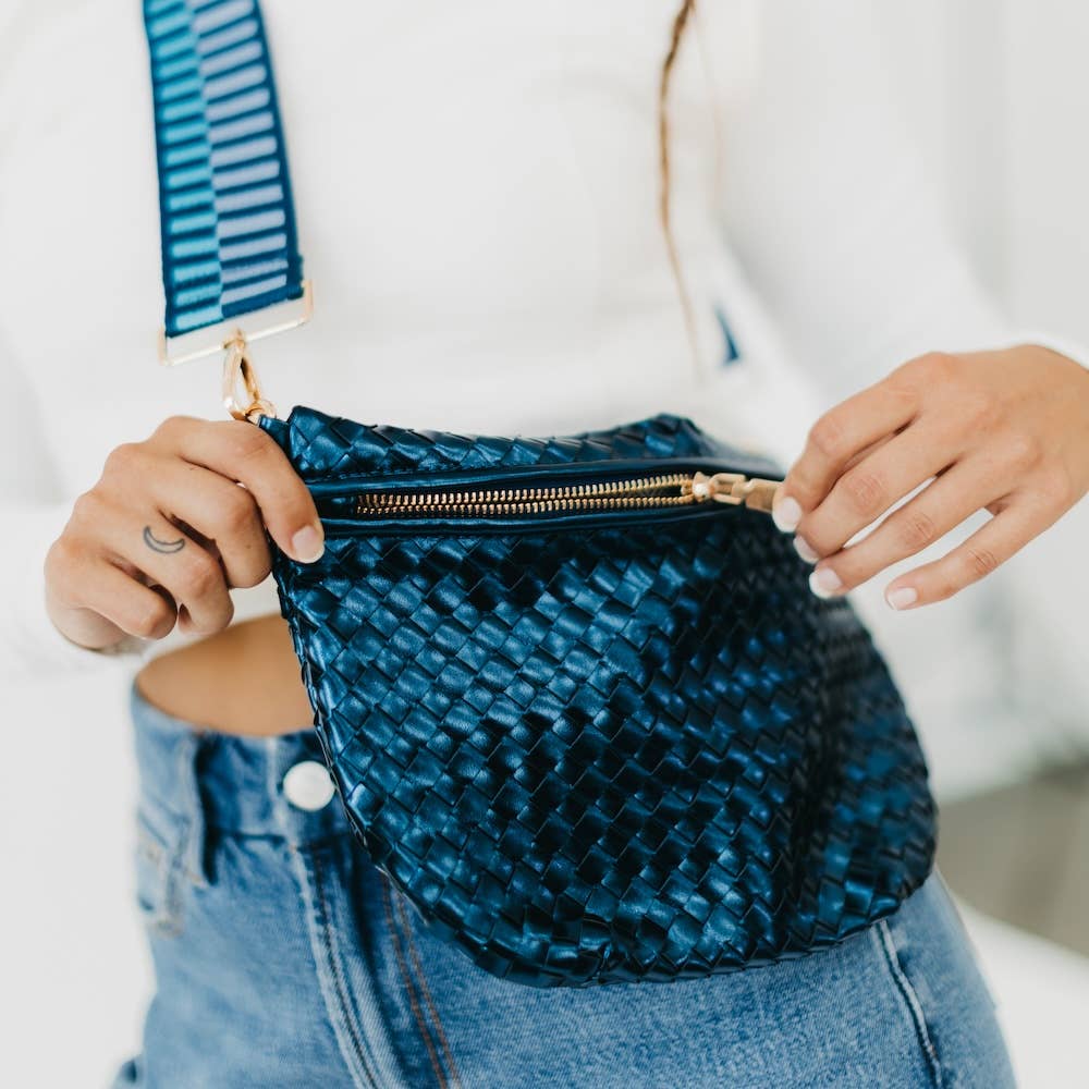 Westlyn Woven Bum Bag *NEW COLORS ADDED*: Emerald