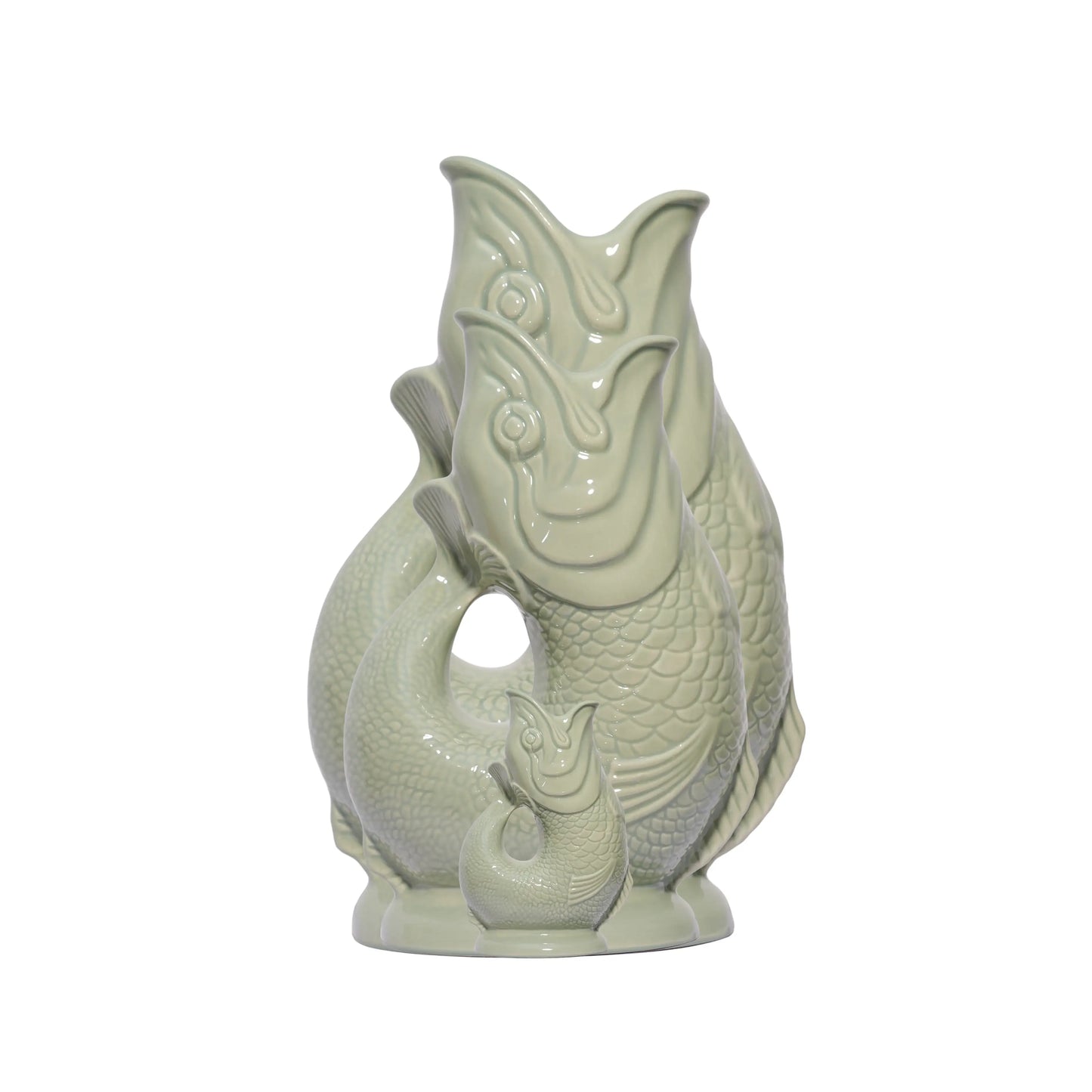 Sage Green Gluggle Jug: Mini