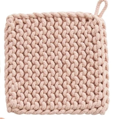 Crochet Pot Holder | At the Table, Pinks