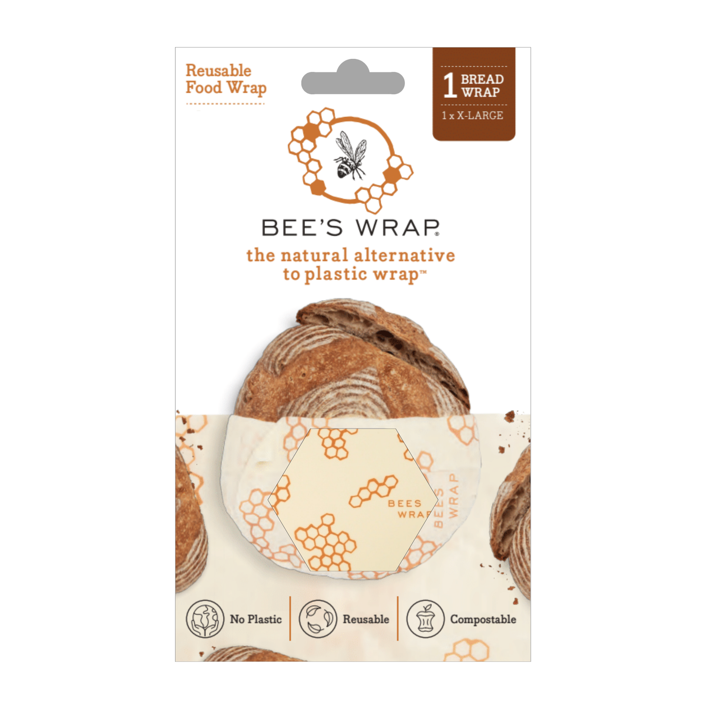 Bees Wrap Bread Wrap - Honeycomb