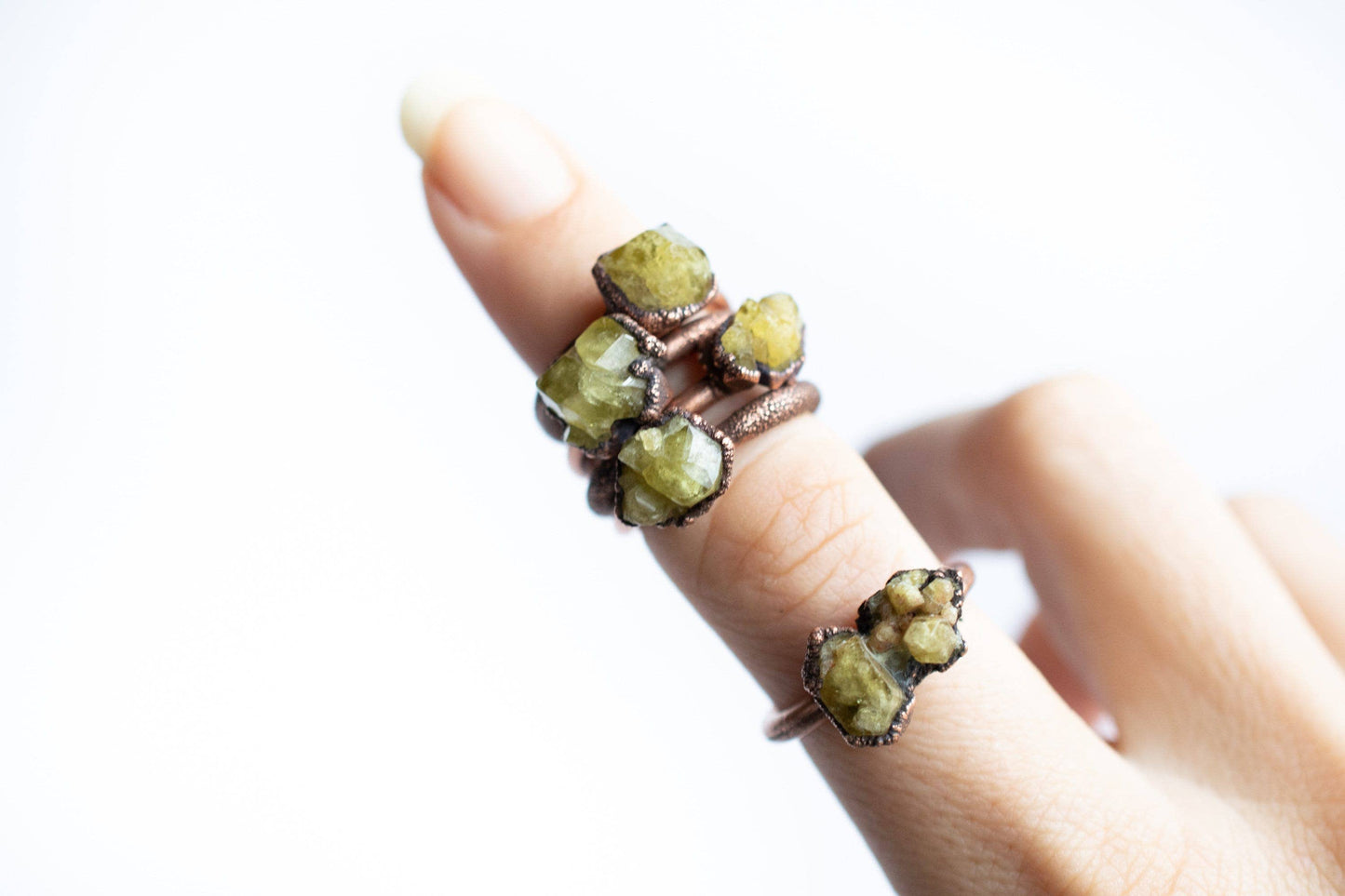 Mexican Yellow Garnet Ring: 8.5