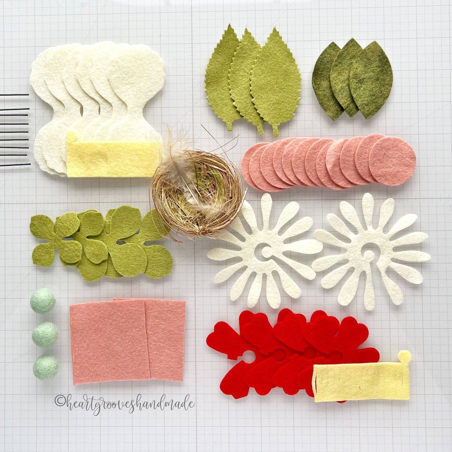 Felt Flower Craft Kit | Spring Poppy