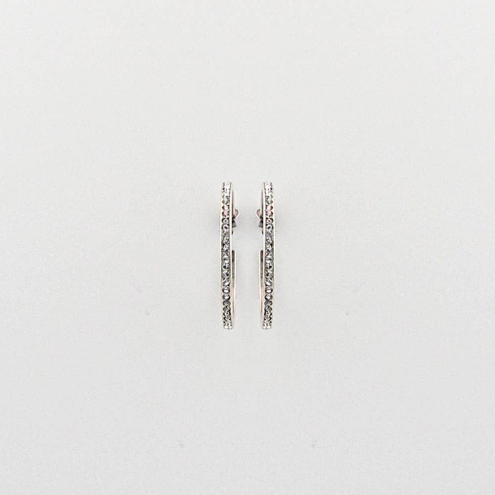 Mercer Hoop Earring Silver
