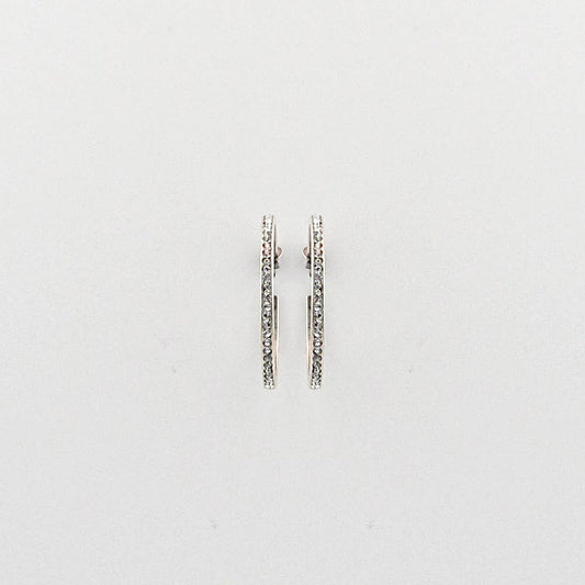 Mercer Hoop Earring Silver