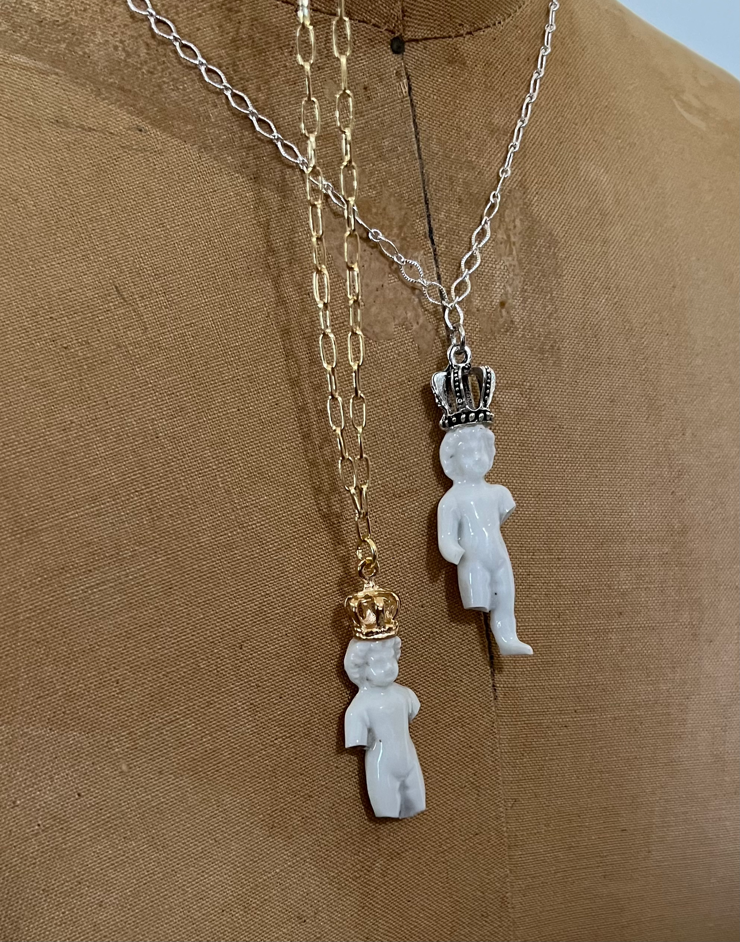 Royal Charlotte (Mini): 22" Necklace Chain / Antique Silver
