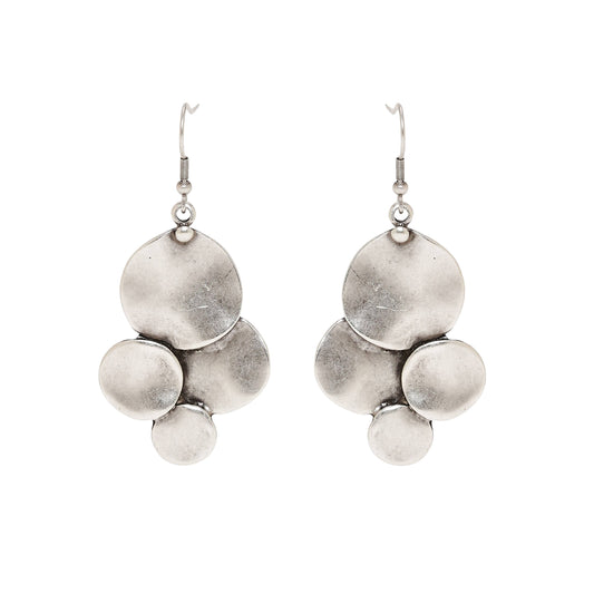 Handmade Pewter Earrings - 032-4032A