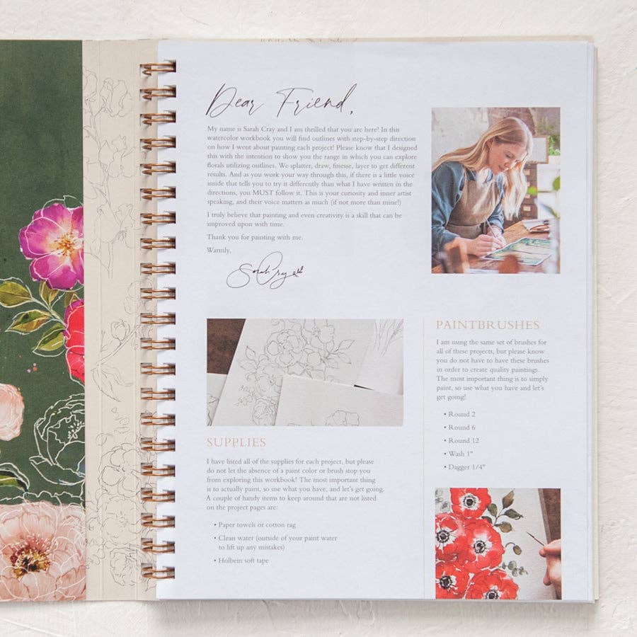 Floral Workbook by Sarah Cray