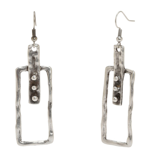 Handmade Pewter Earrings - KU123