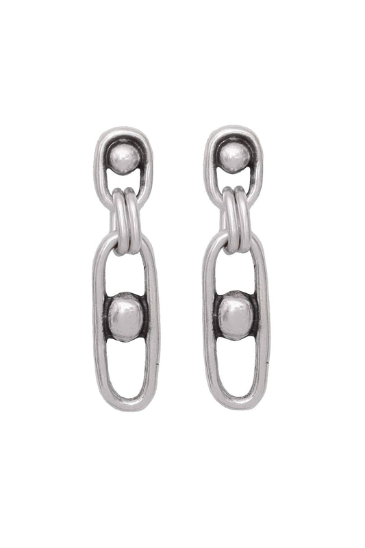 Handmade Pewter Earrings - 1811