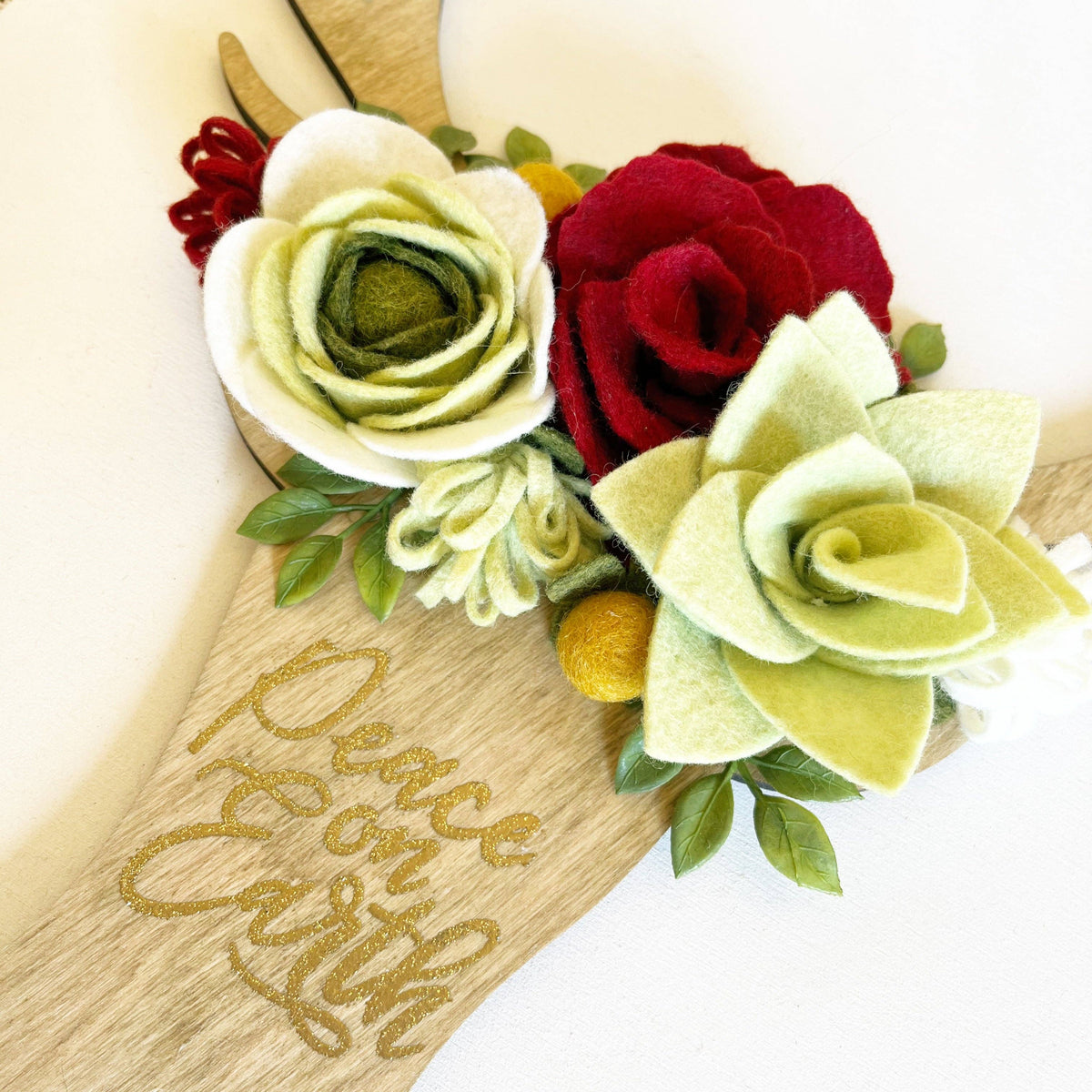 Felt Flower Floral Trio Craft Kit | Deck the Halls Collection