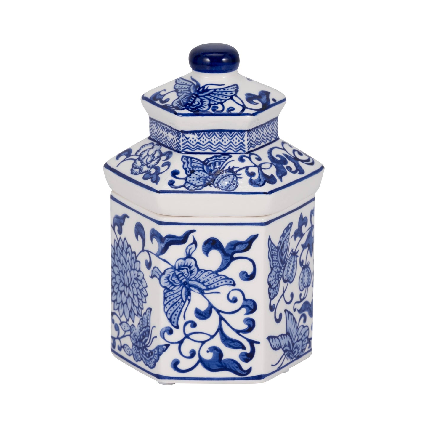 Scented Candle - Sandalwood Myrrh Soy Wax Chinoiserie, 6 Oz.