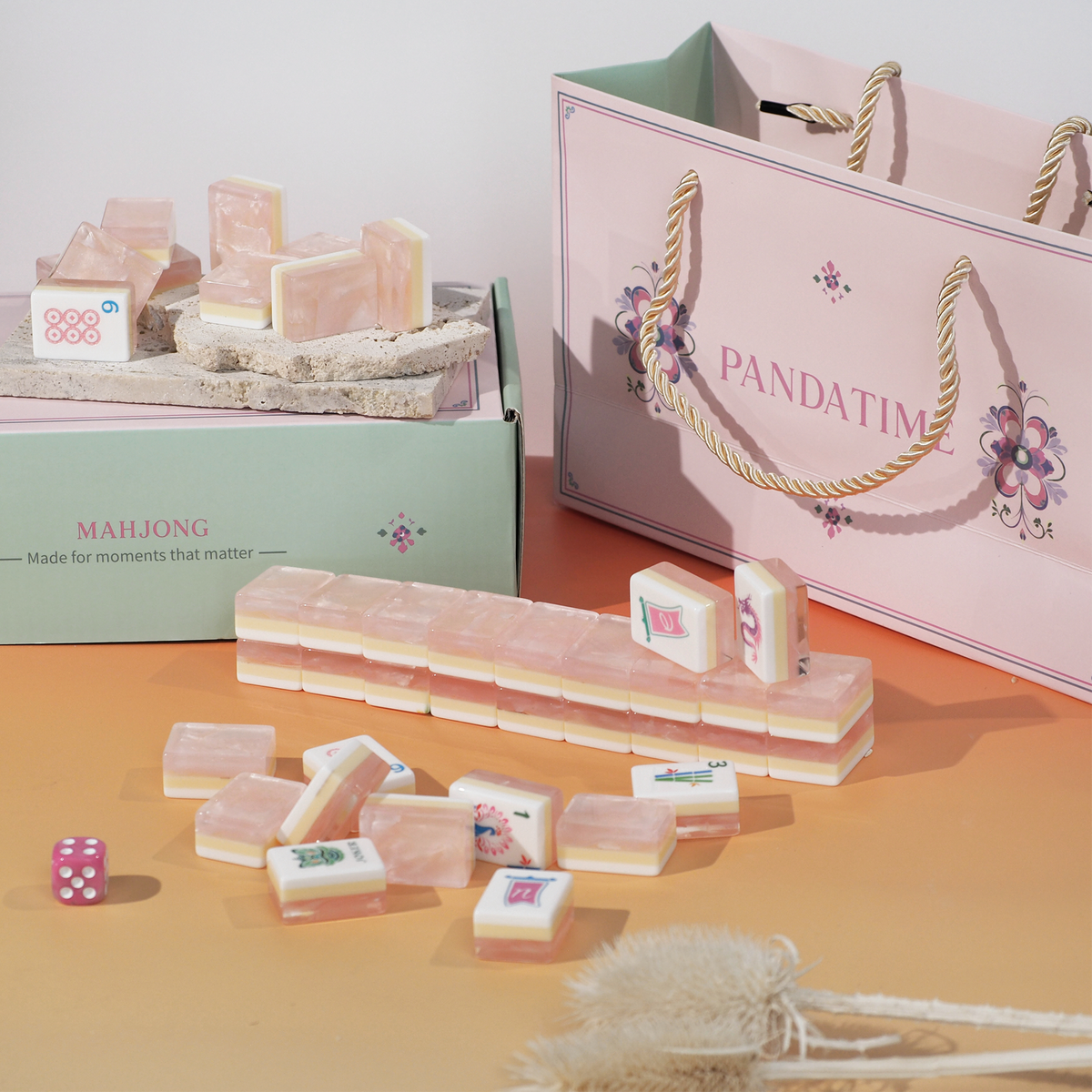 Garden Party Mahjong Set - Blush Pearl 02-01