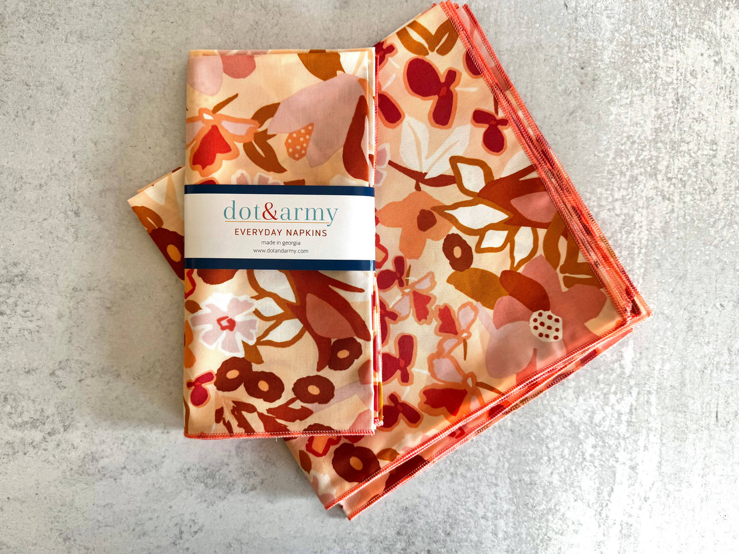 Desert Flora Cloth Napkins, set of four: Dinner