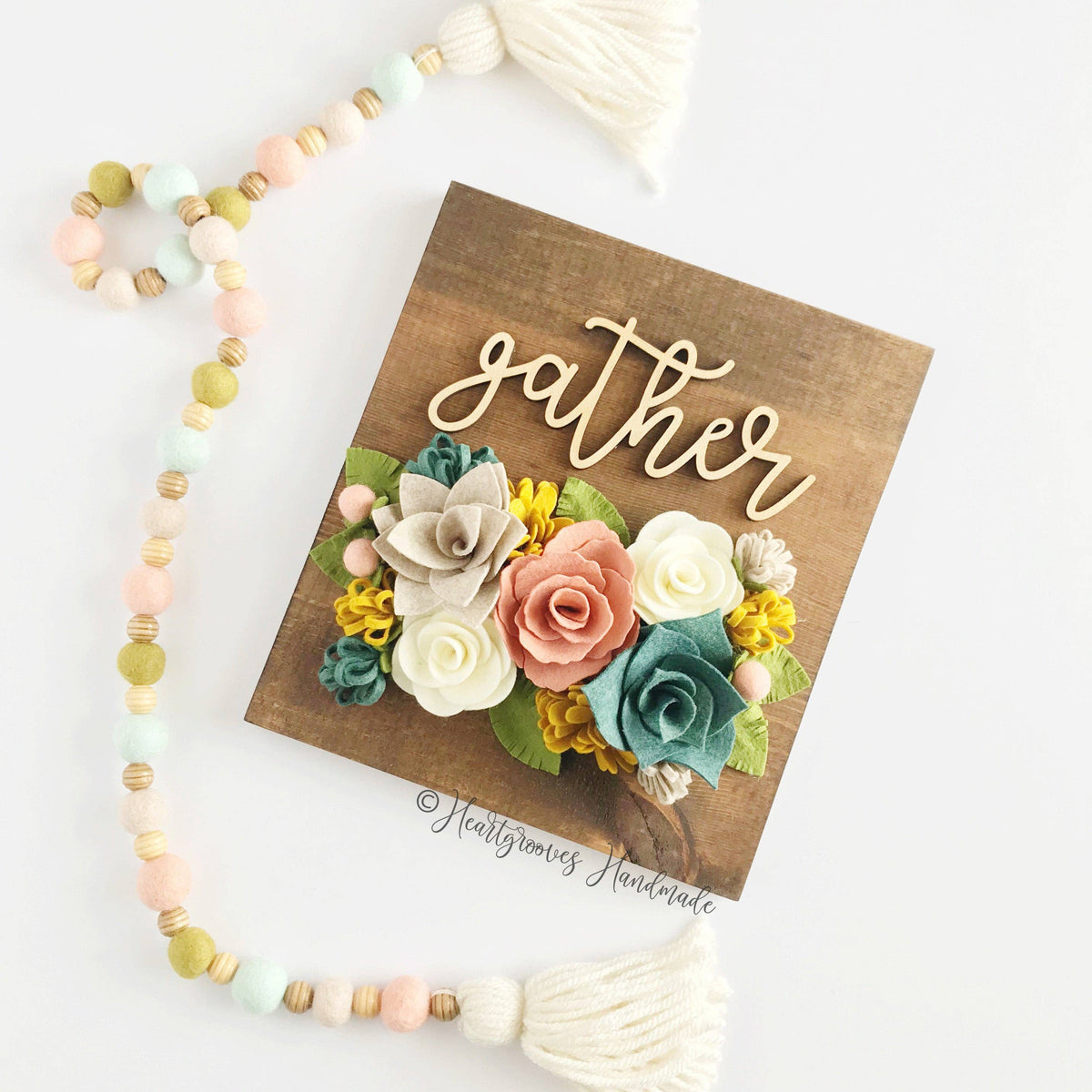 Felt Flower Craft Kit | Succulent Rose