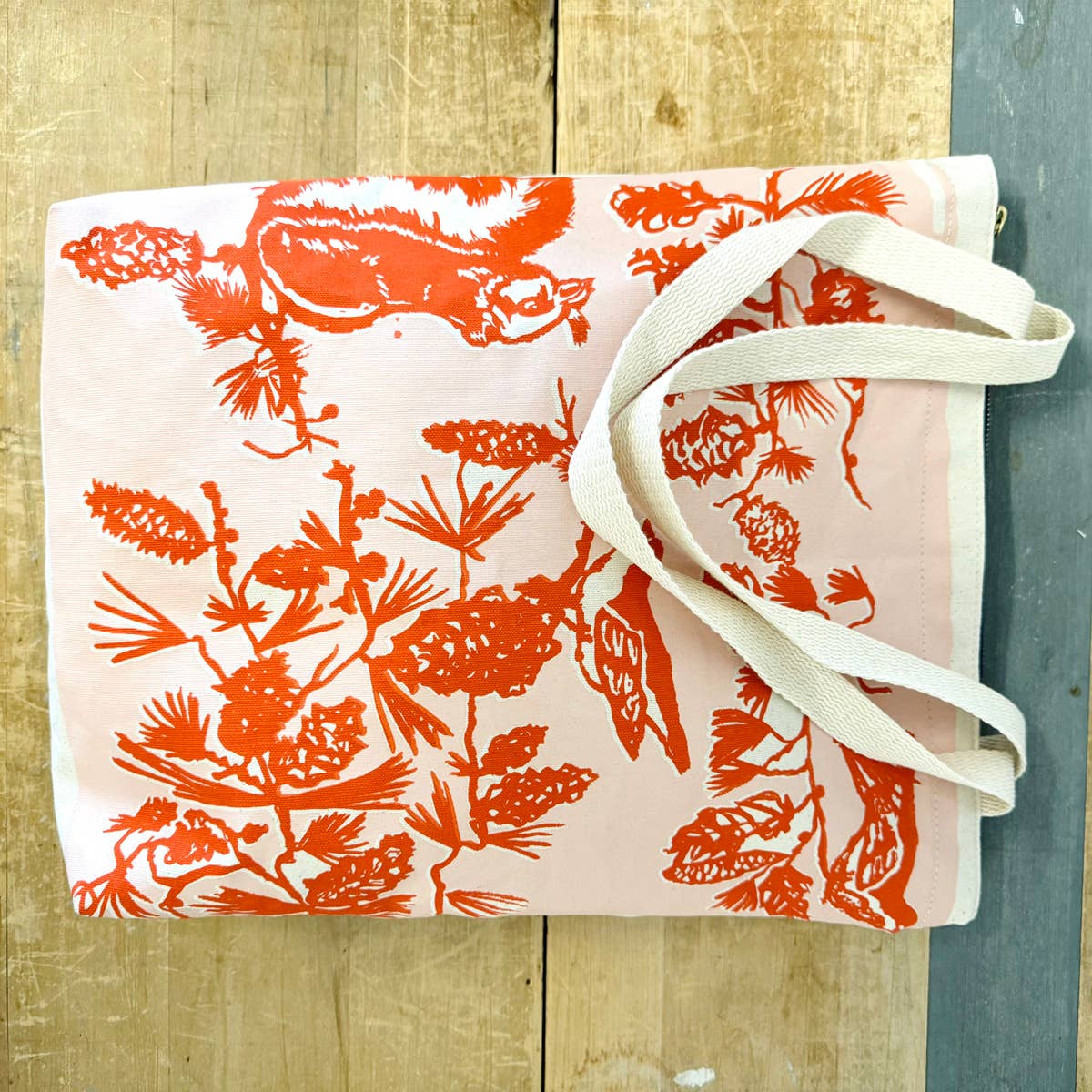 Bag | Pine Cone Tree Carry All Tote Bag: Robins Egg