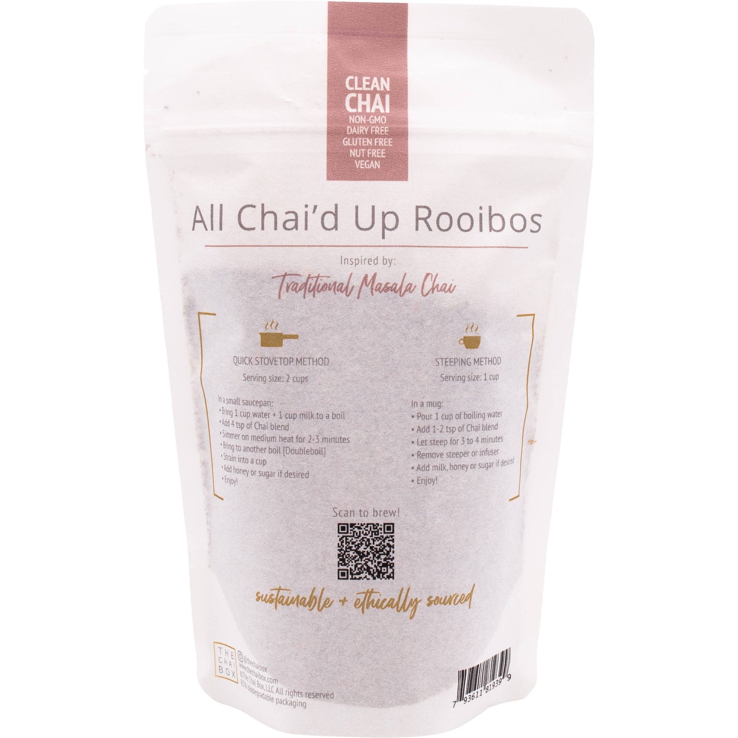 Tea | All Chai'd Up Rooibos (Caffeine Free) Tea Blend: Glass JarTea |