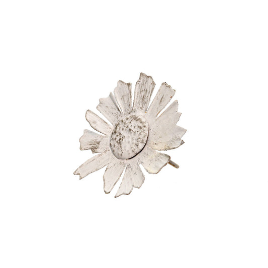 Flower Napkin Ring in White