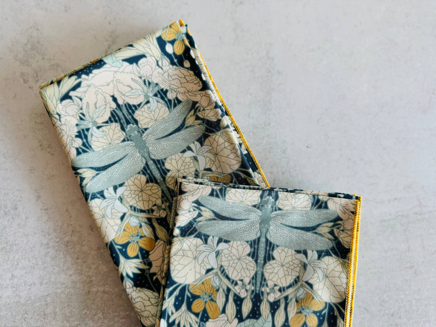Dragonflies at Twilight Cloth Napkins, set of four: 10inch cocktail