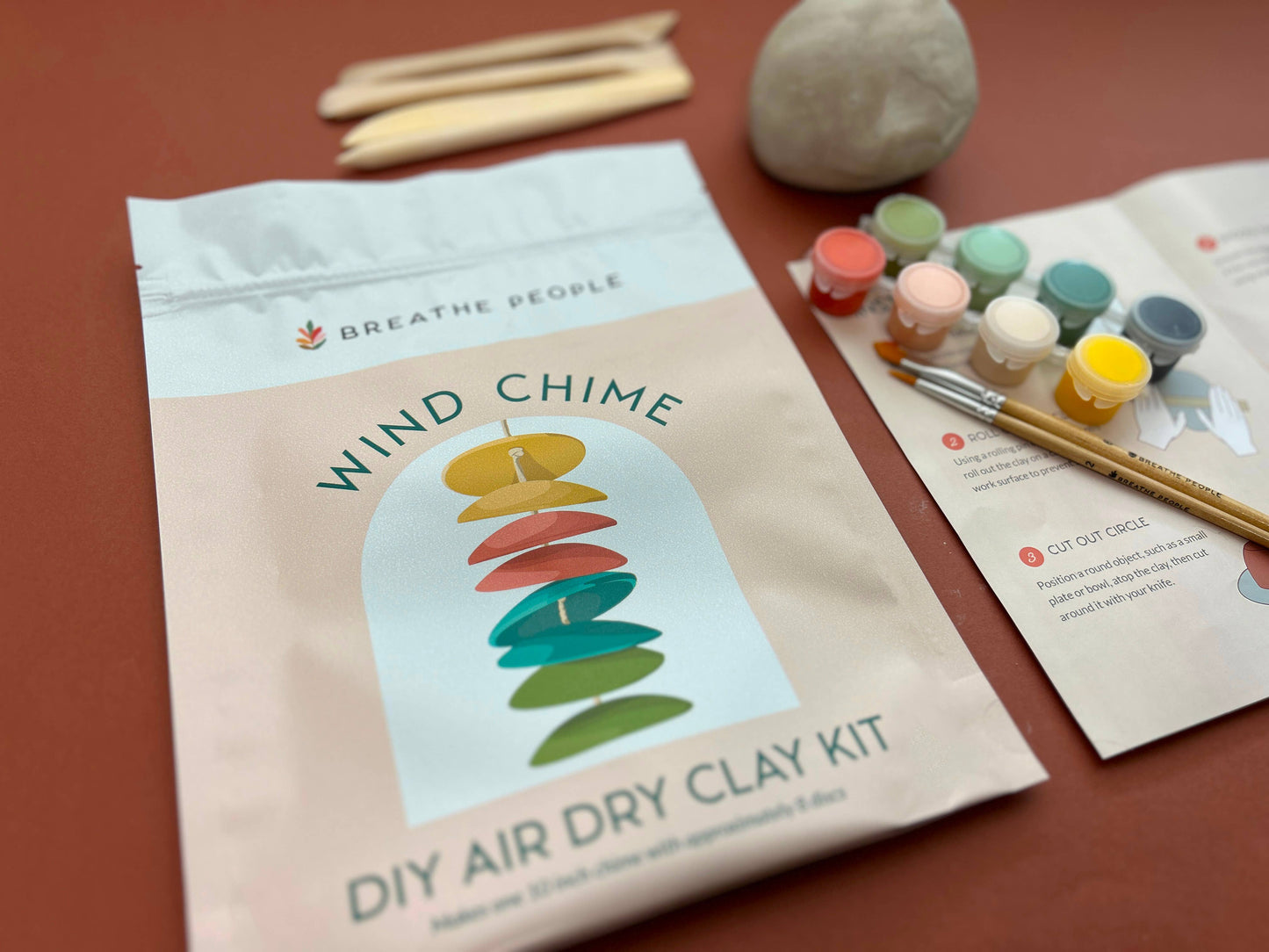 DIY Air Dry Clay Kit- Make Your Own Wind Chimes