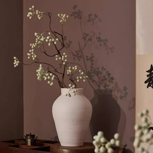 Zen Style Light Green Berry Stem 37.8" Tall: One Stem