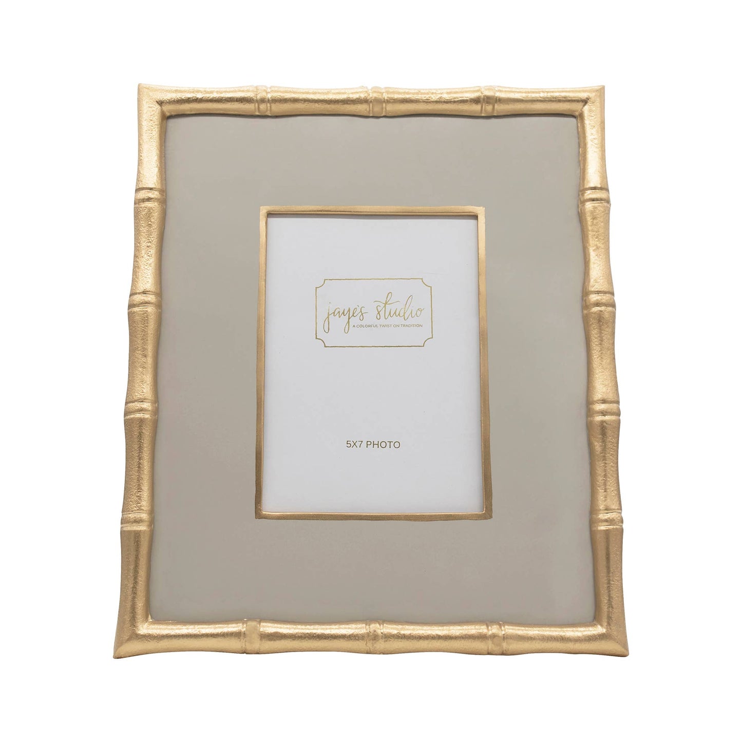 Gracie Chang Mai Photo Frame: Taupe / 4 x 6