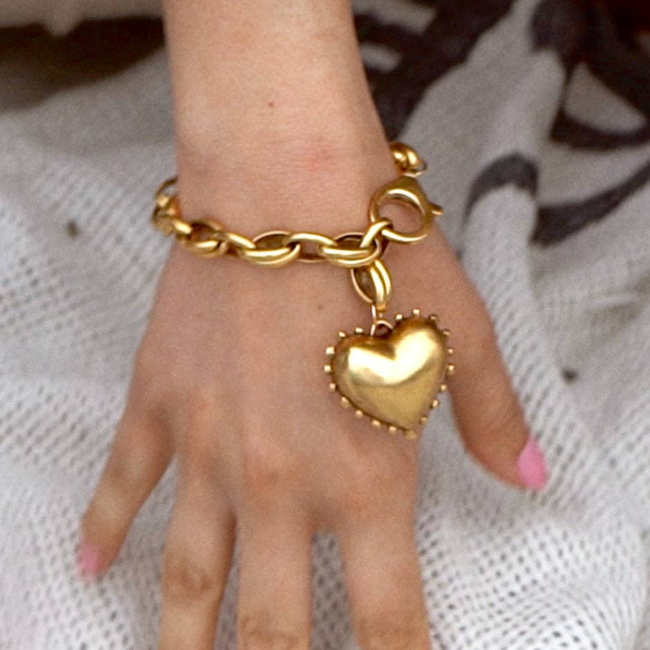 Marley Dotted Heart Bracelet