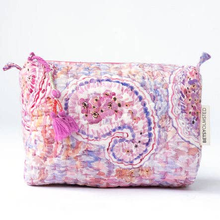 Quilted Dopp- Paisley
