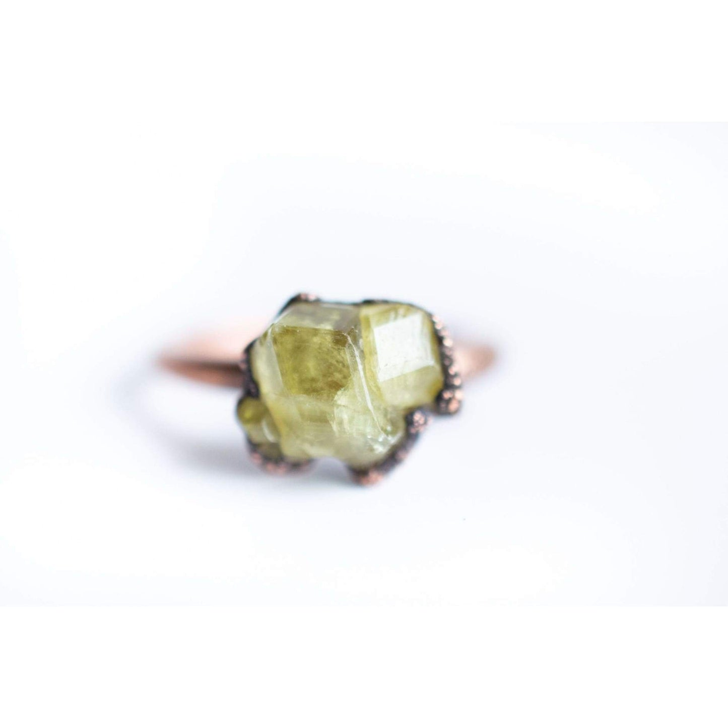 Mexican Yellow Garnet Ring: 8.5