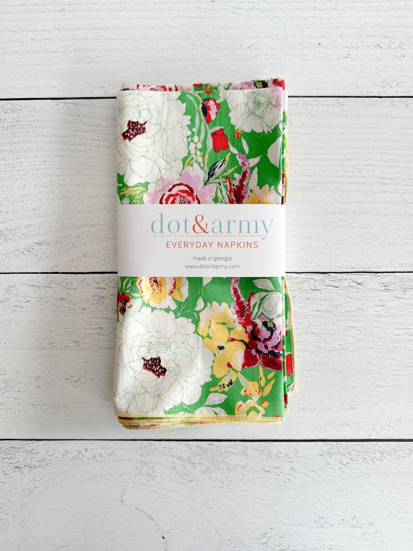 Terrace Garden Cloth Napkins, set of four: Dinner