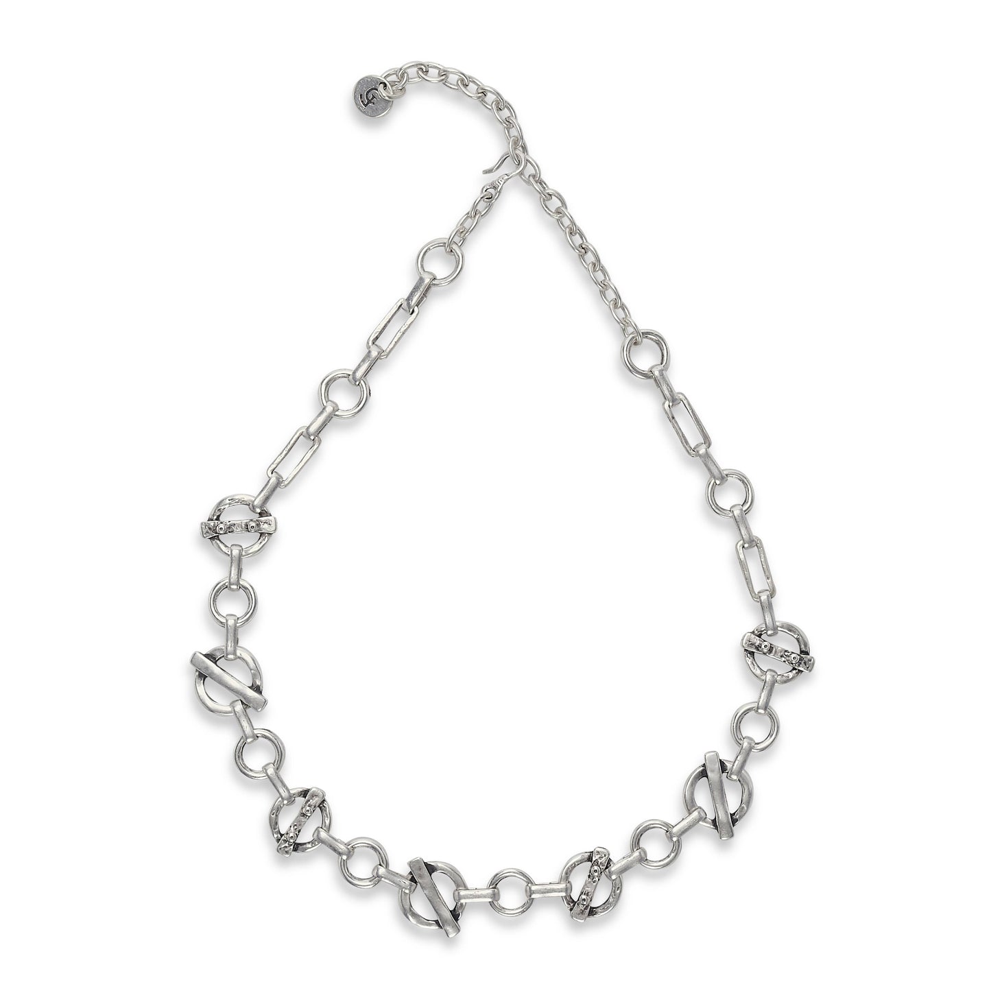 Handmade Pewter Necklace - 3834