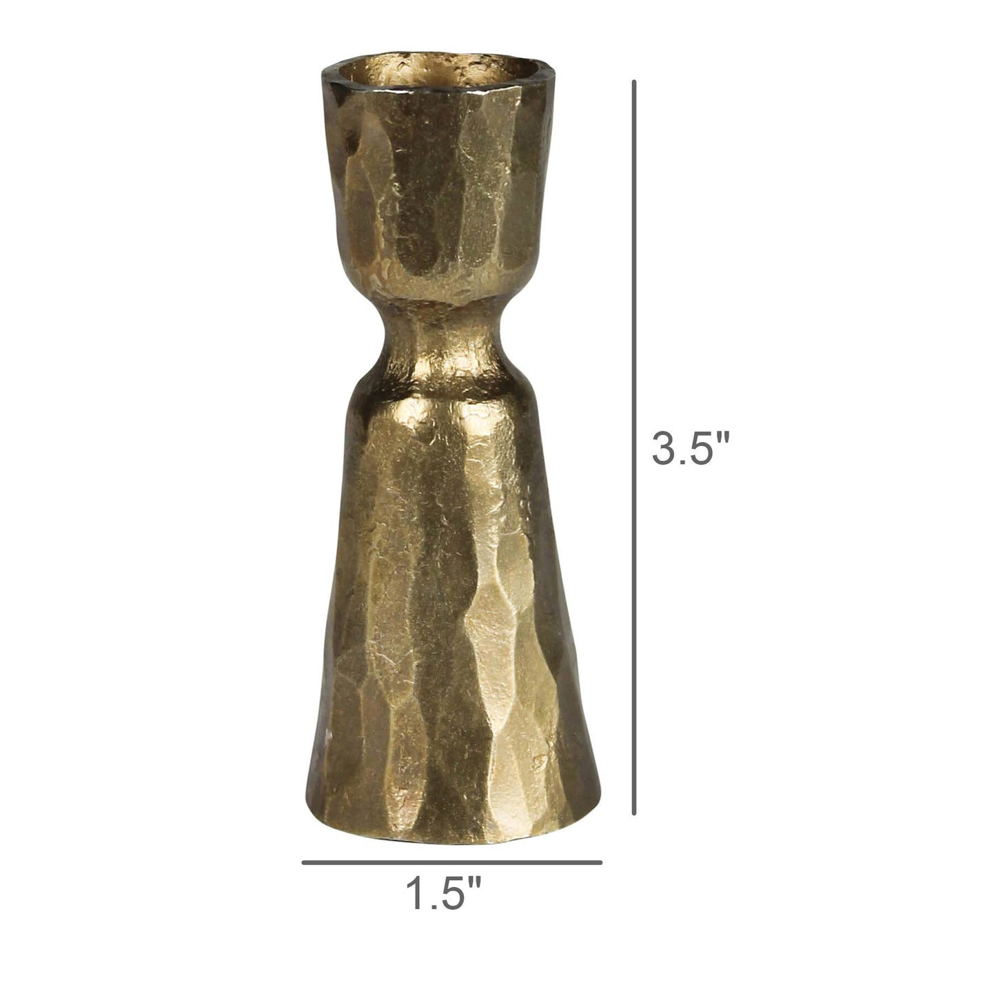 Cache Taper Holder, Brass - Sm