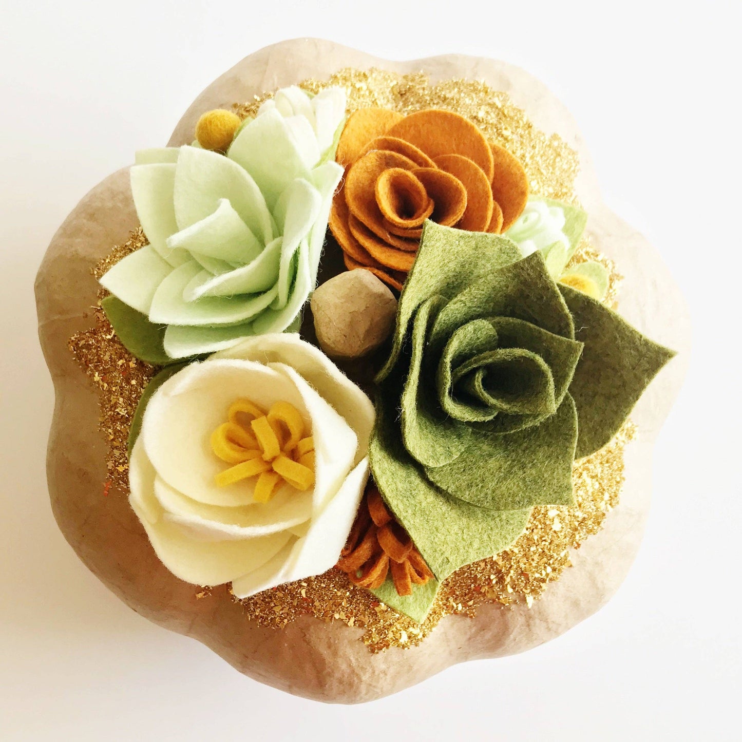 Felt Flower Craft Kit | Autumn Succulent