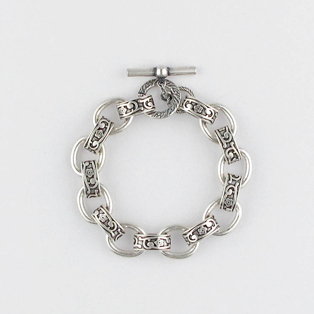 The Baroque Silver Bracelet