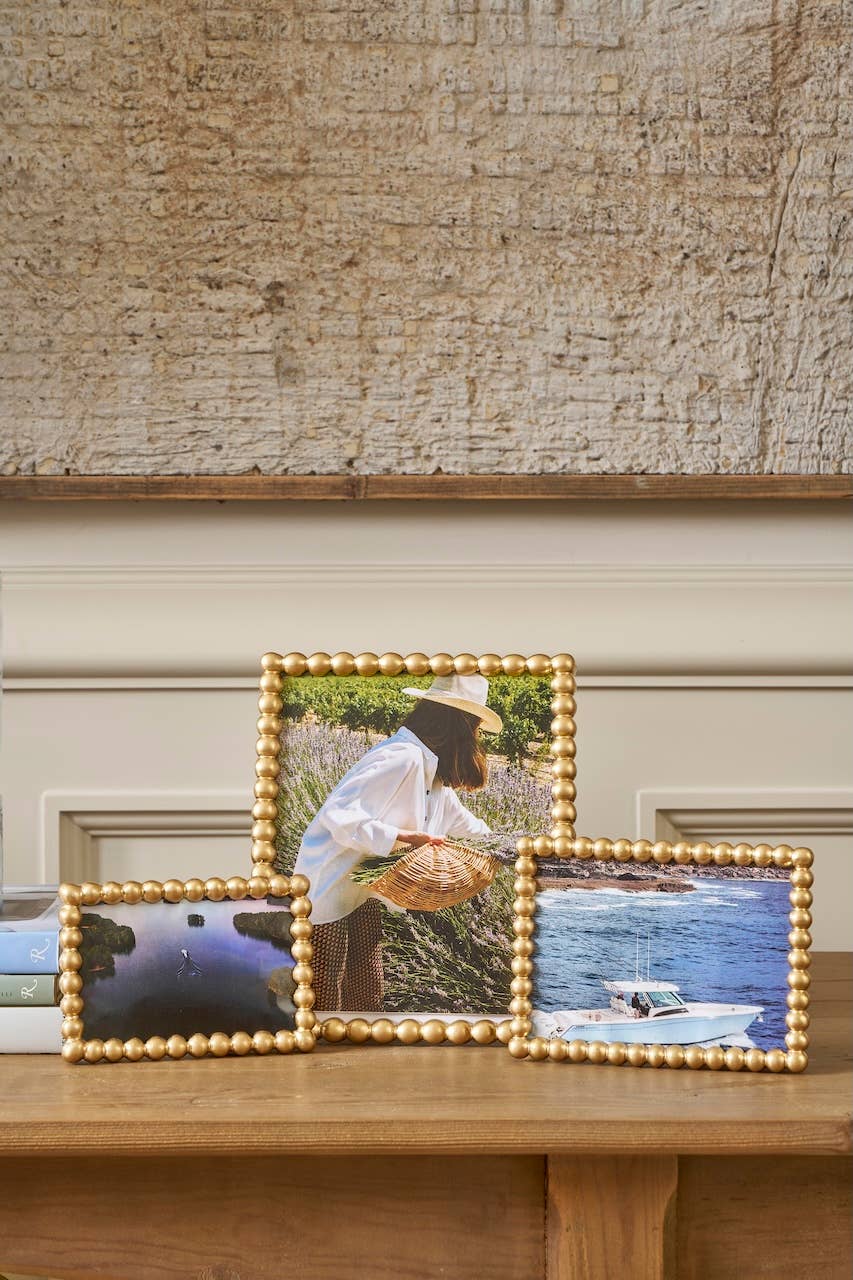 Gracie Pearl Photo Frame - Gold: Gold / 4 x 6