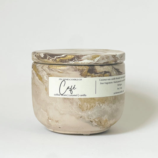 Concrete Coconut Wax Candle