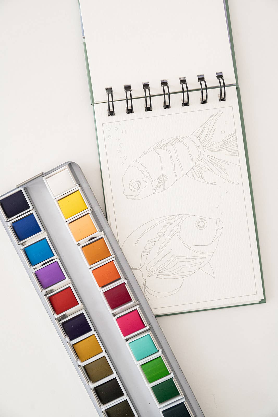 Little Bit of Summer - Mini Watercoloring Book