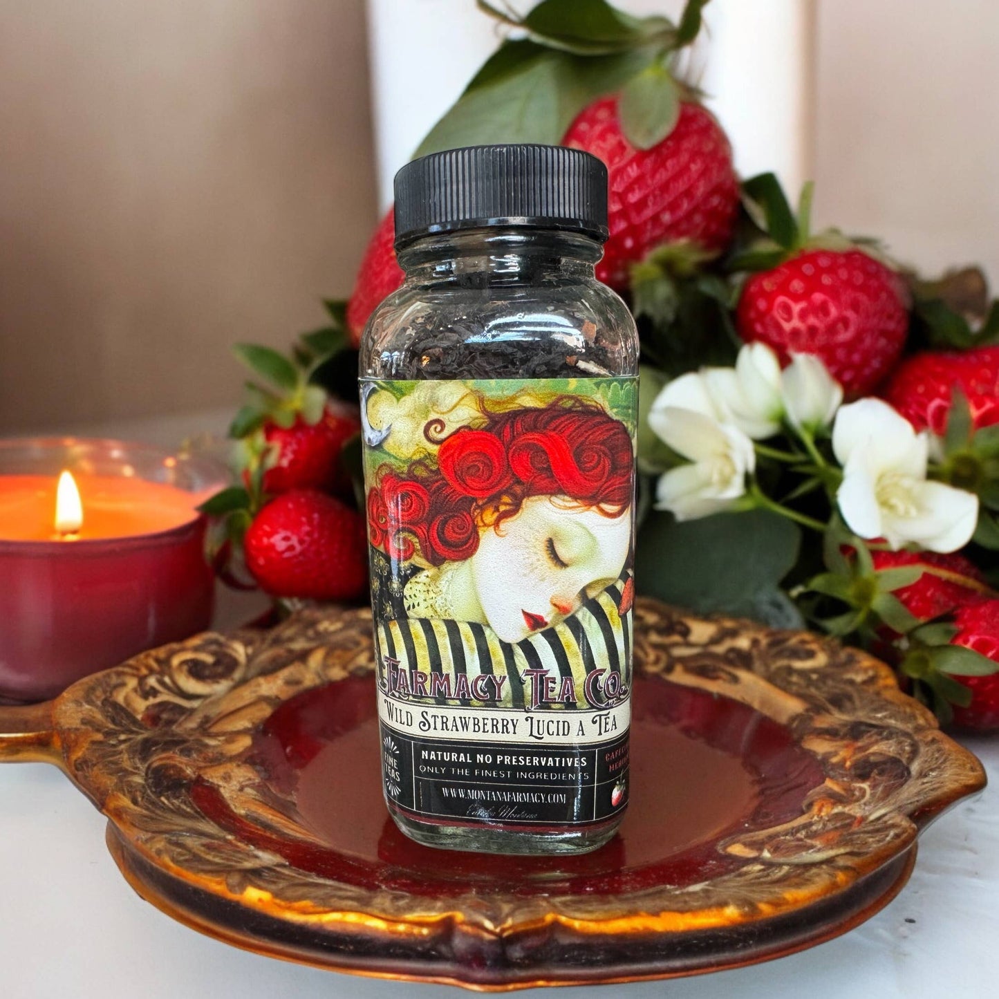 Wild Strawberry Lucid a Tea Dreaming Tea full of flavor