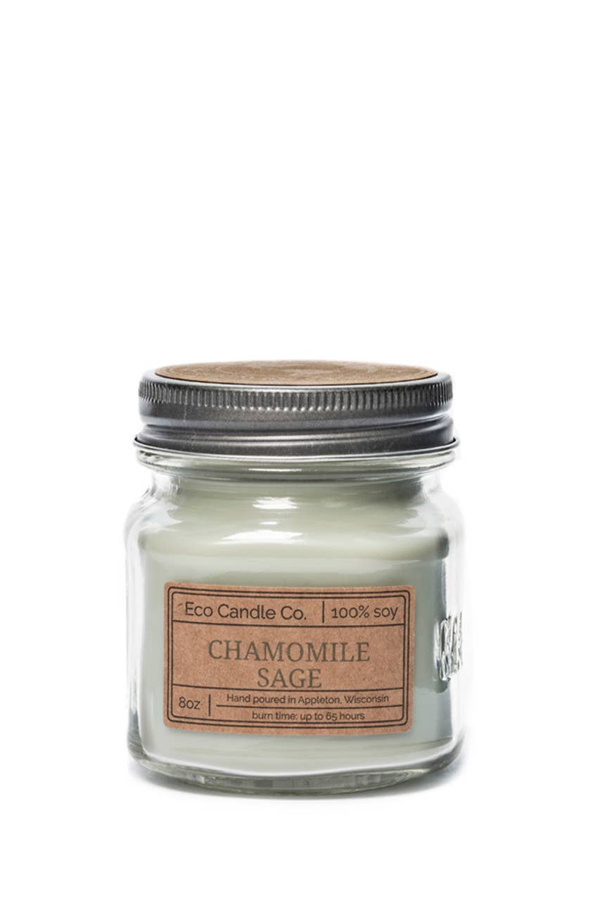 8oz mason CHAMOMILE SAGE