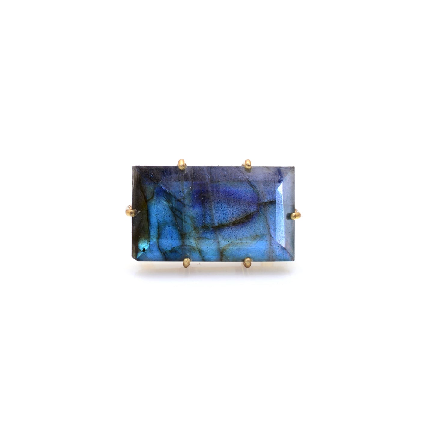 Queen Prong Ring: Turquoise