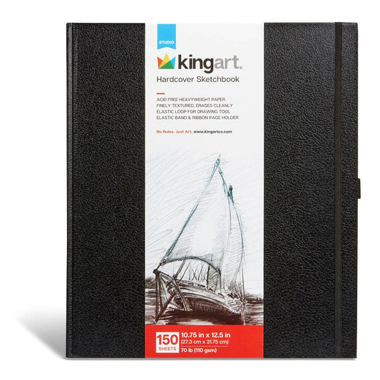 Hardcover Jumbo Sketchbook 10.75" X 12.5" - 150 Sheets