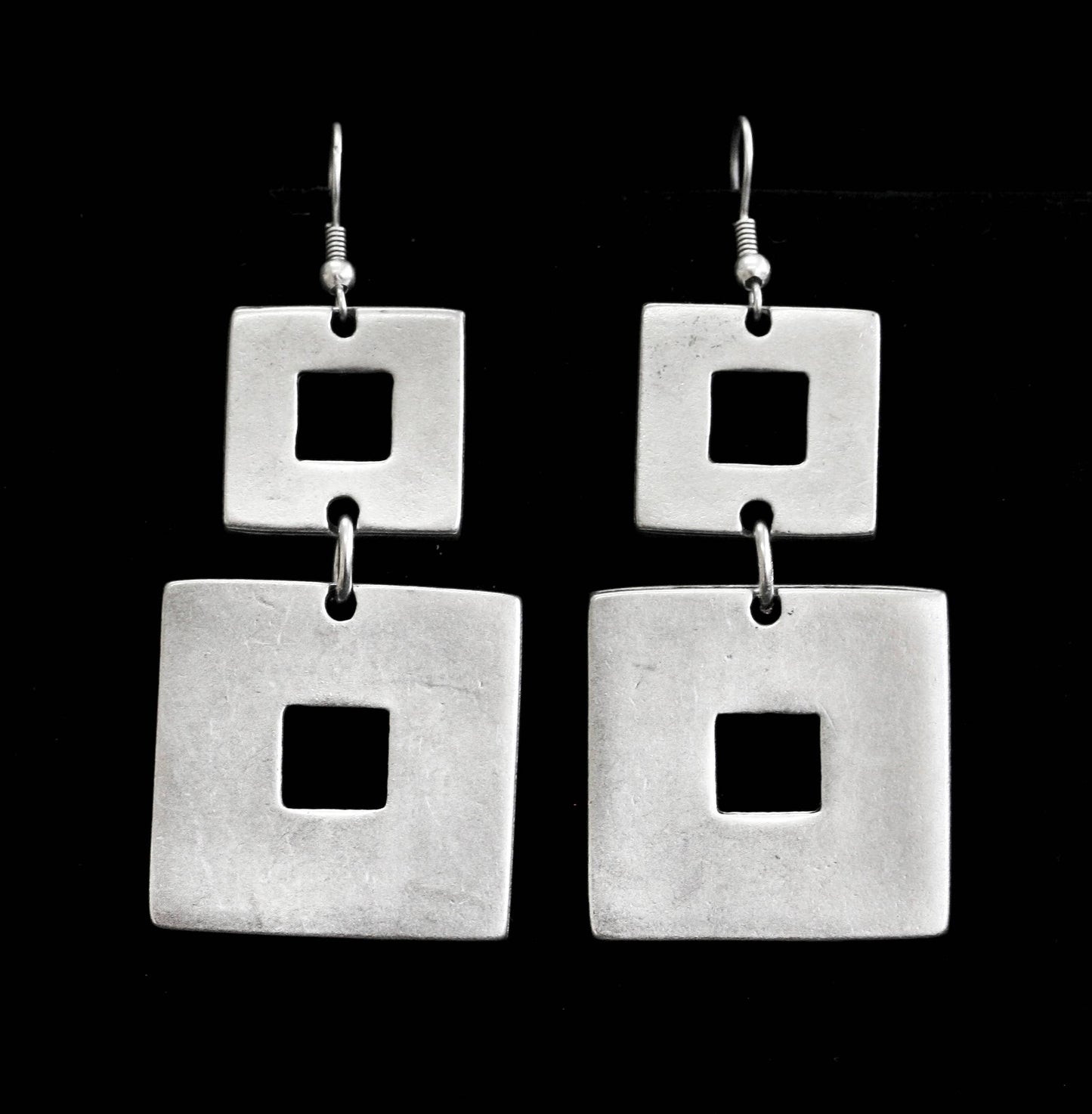 Handmade Pewter Earrings - 5050