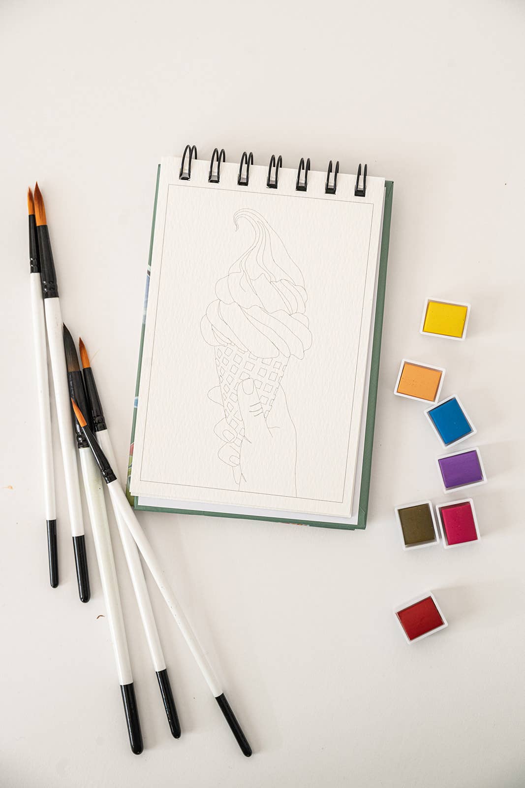 Little Bit of Summer - Mini Watercoloring Book