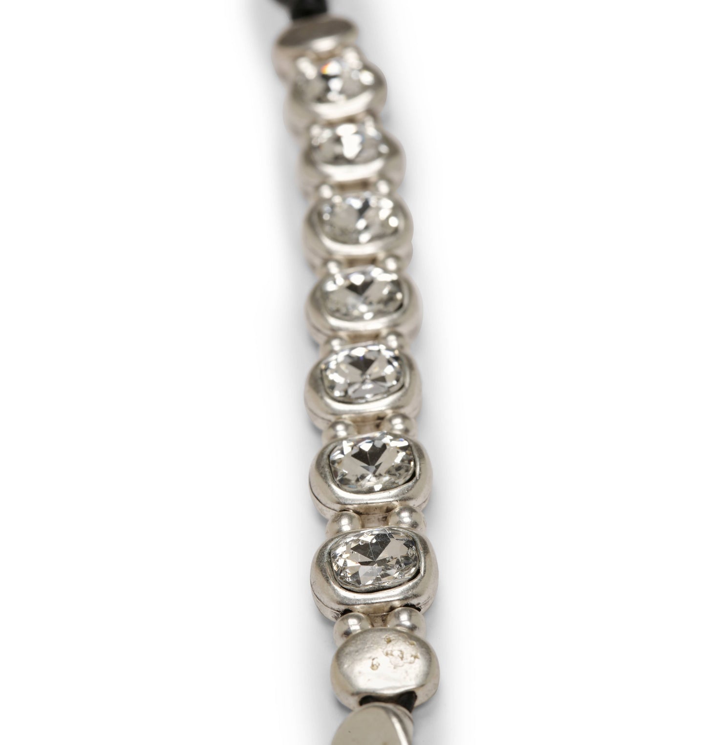 Handmade Pewter & Crystal Bracelet - NB2143
