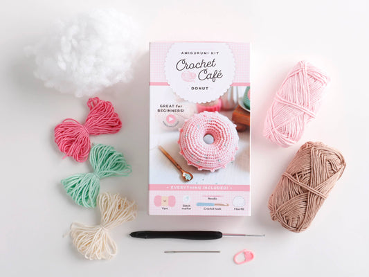 Crochet Café Amigurumi Kit Donut