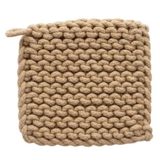 Crochet Pot Holder | Backyard Farmer, Neutrals
